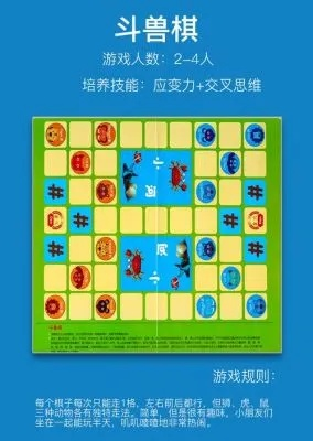(斗兽棋的玩法怎么玩)揭秘斗兽棋的玩法和规则：小心掉入陷阱