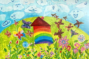 (光影变幻儿童画)缤纷光影绘画图片儿童：带你走进童真的色彩世界