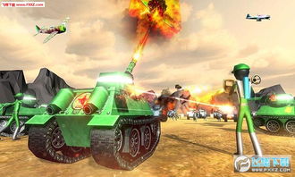 火柴人战斗模拟器二战：体验最真实的第二次世界大战战场对抗与策略