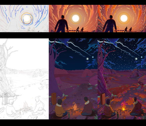 (幻夜星辰是什么意思)在幻夜下那种场面描写：星辰点点，月影婆娑，璀璨如梦。